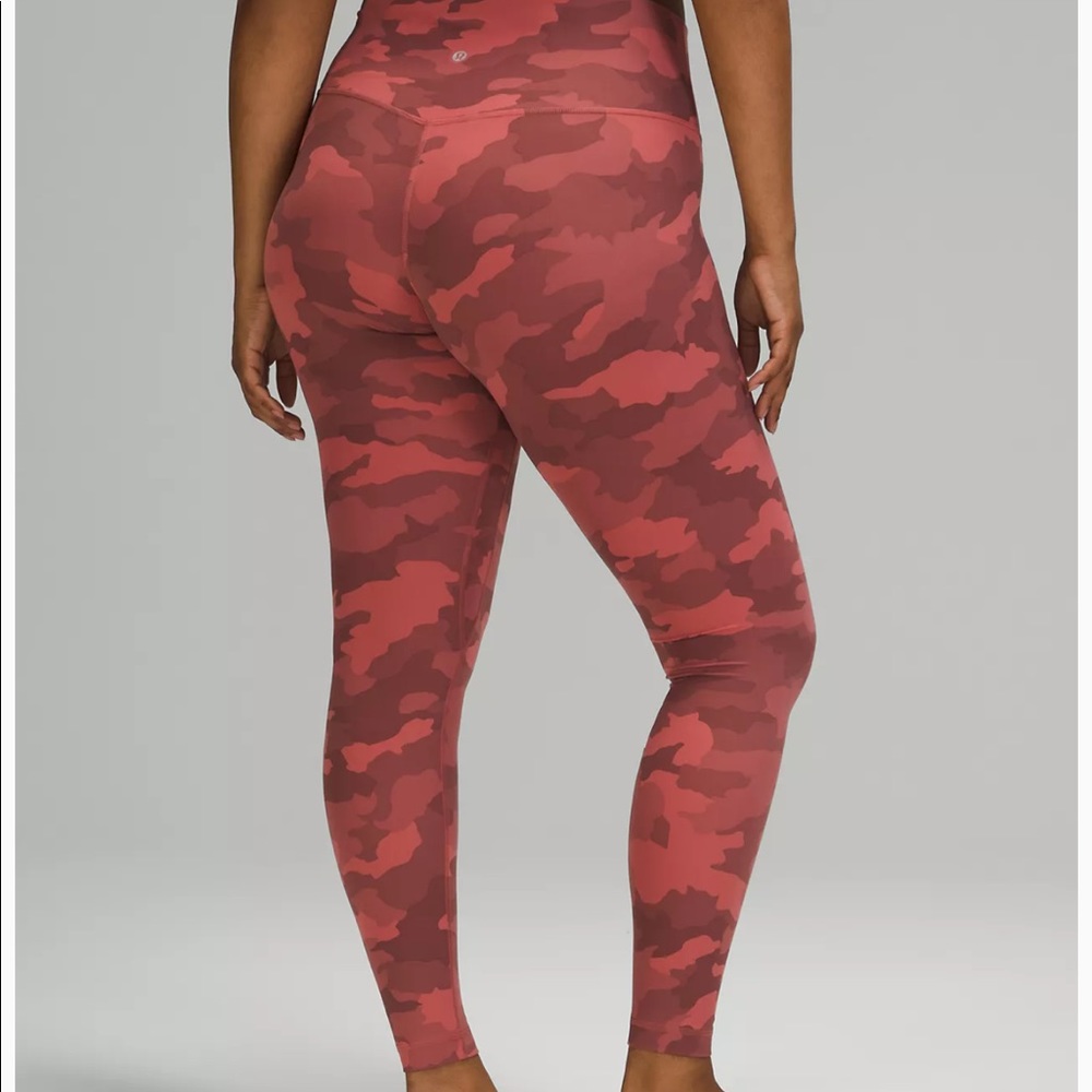 Lululemon pink camo align leggings